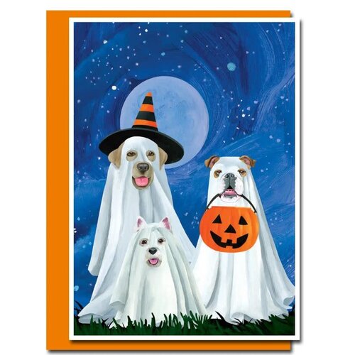  Allport Editions Ghost Dogs Trick or Treat Card 