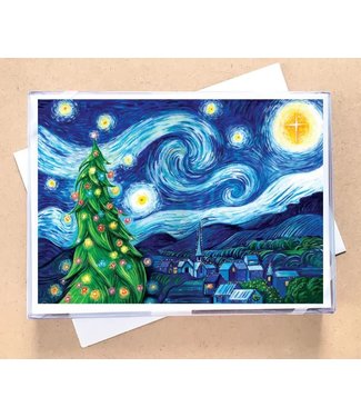 Allport Editions Starry Night Boxed Holiday Cards