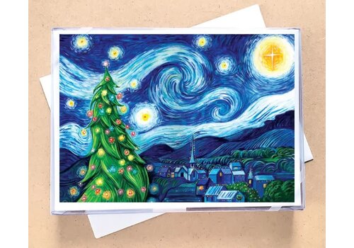  Allport Editions Starry Night Boxed Holiday Cards 