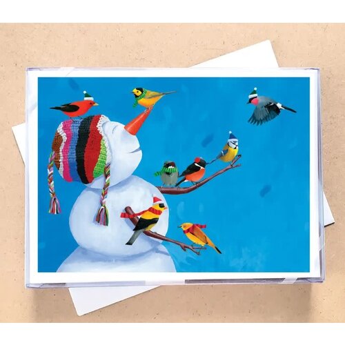  Allport Editions Birds & Snowman Boxed Cards 