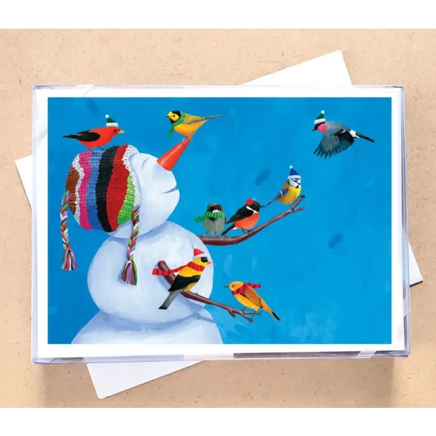 Birds & Snowman Boxed Cards