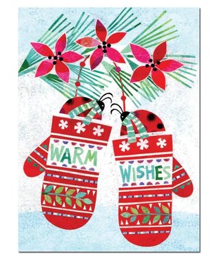 Ladybug Mittens Holiday Card