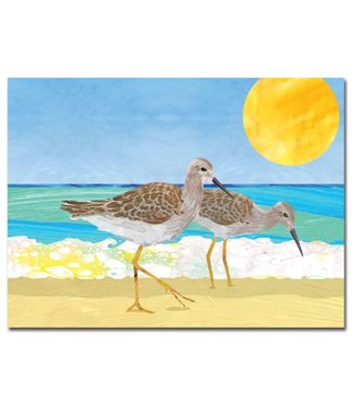 Allport Editions Sandpipers Anniv Card