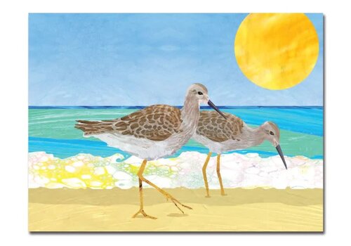  Allport Editions Sandpipers Anniv Card 