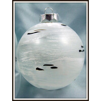 Birch Medium Glass Ornament