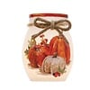 Stony Creek Pumpkin Pre-Lit Small Jar Vase Stony Creek Pumpkin Pre-Lit Small Jar Vase