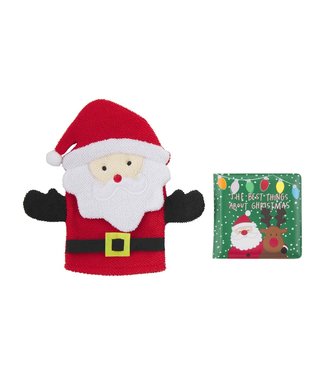 Mud Pie Christmas Bath Book and Mitt