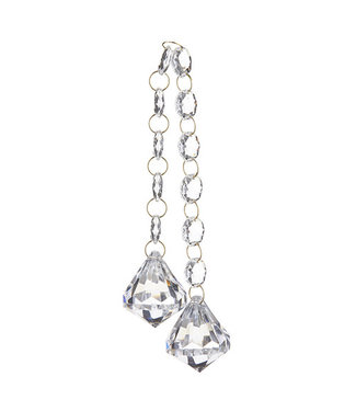 Crystal Double Drop Ornament