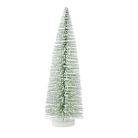 Flocked Bottle Brush Tree