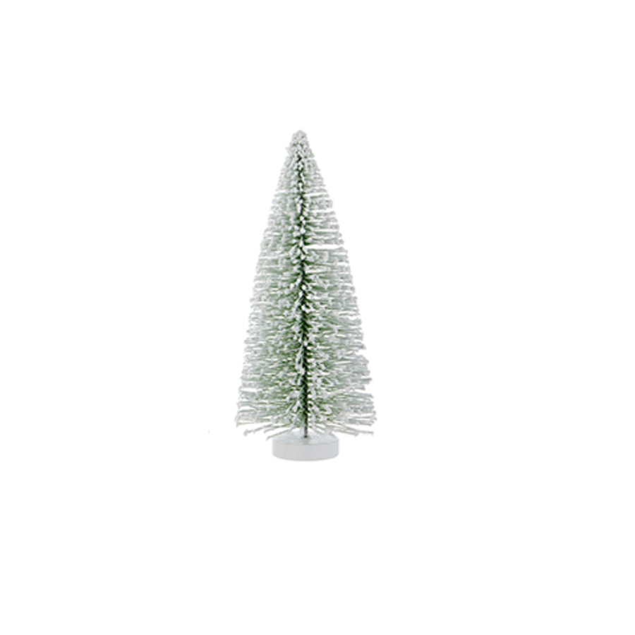 Flocked Bottle Brush Tree
