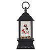 Kissing Snowmen Lighted Water Lantern