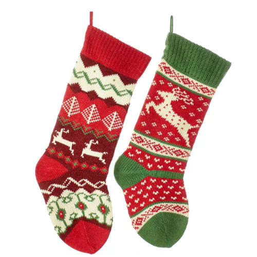  Kurt Adler Reindeer Stocking 