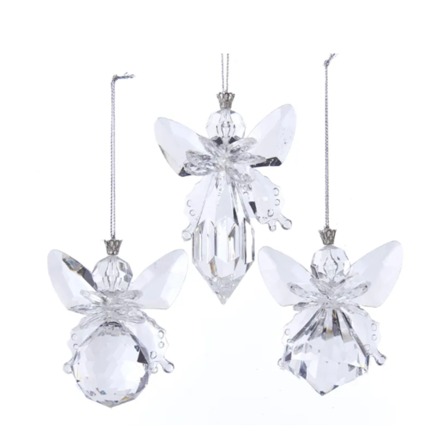 Clear Angel Ornament