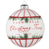 Christmas Tree Ball Ornament 5" Christmas Tree Ball Ornament 5"