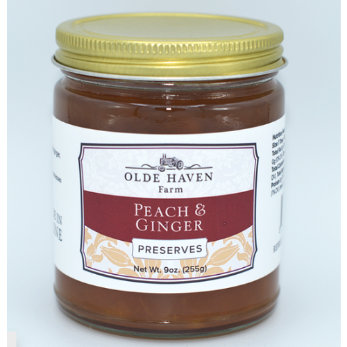  Olde Haven Farm Peach Ginger Preserves 