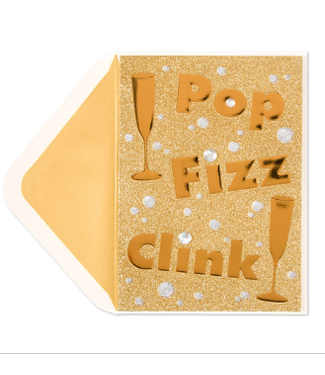 Pop Fizz Clink New Year's Card