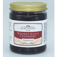 Whiskey Maple Cranberry Preserves