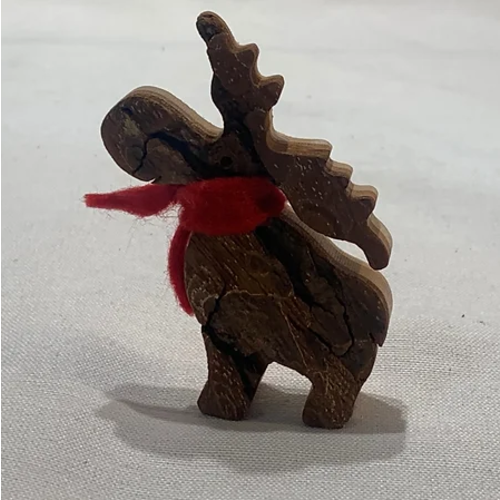 Talla Imports Bark Standing Moose Small   Talla Imports Bark Standing Moose Small