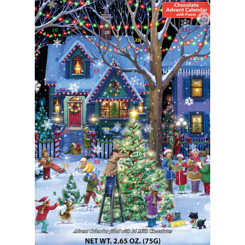 Vermont Christmas Company Christmas Cheer Choc Advent Calendar   Vermont Christmas Company Christmas Cheer Choc Advent Calendar