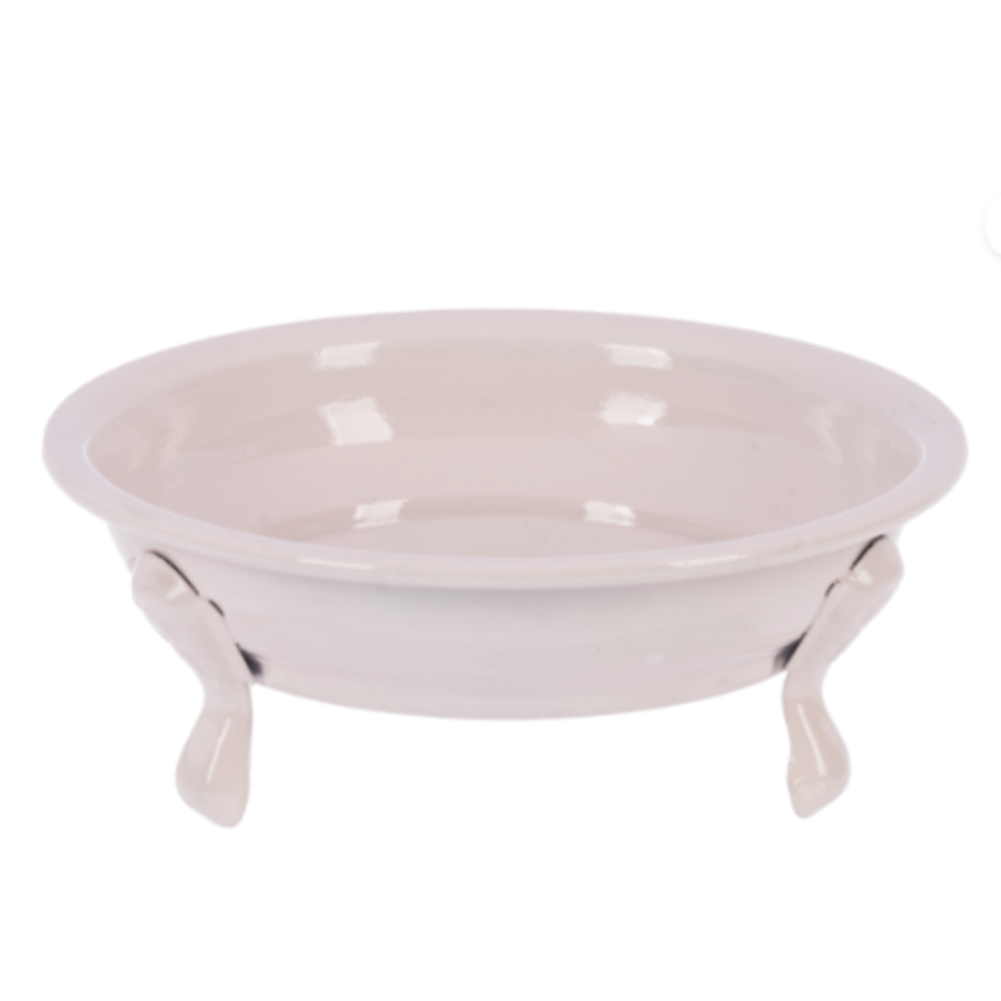 Boho Clawfoot Enamel Round Tub