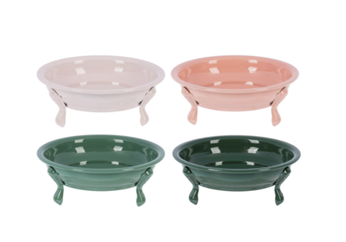  Boho Clawfoot Enamel Round Tub 