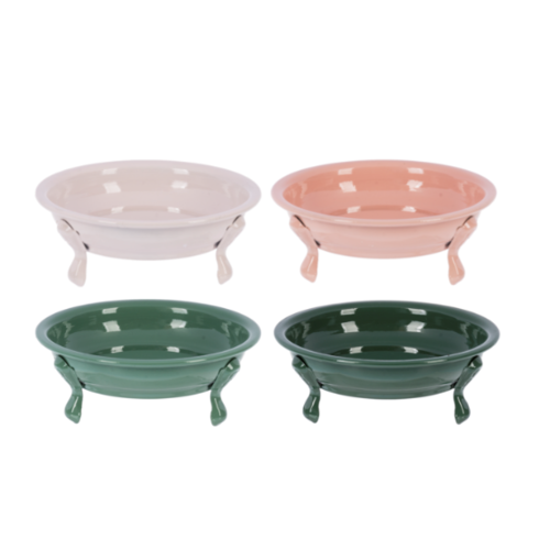  Boho Clawfoot Enamel Round Tub 