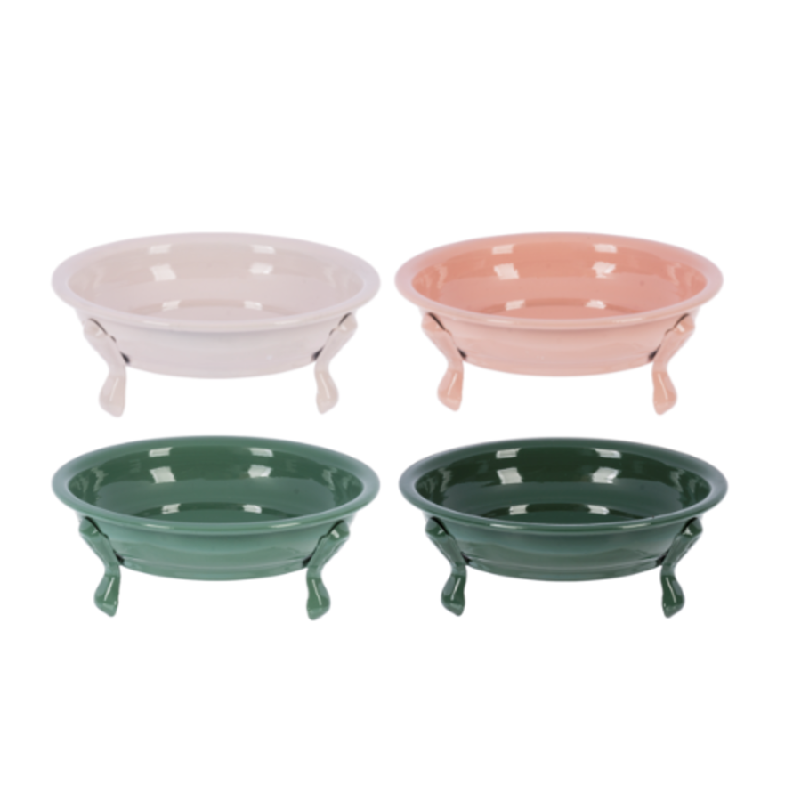 Boho Clawfoot Enamel Round Tub
