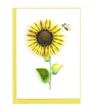 Quilling Cards Sunflowers Gift Enclosure