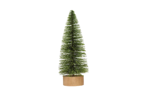  Creative Co-Op Sisal Bottle Brush Tree Green 10.25" 