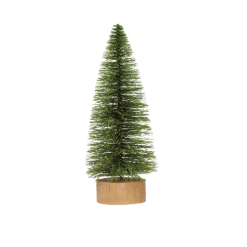  Creative Co-Op Sisal Bottle Brush Tree Green 10.25" 
