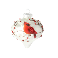 Cardinal Ornament Squish Drop