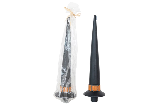  Creative Co-Op 10" Witch Hat Taper Candle 