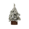 Creative Co-Op Pine Tree with Wood Slice Base