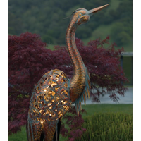 Solar Bird Stake - Heron