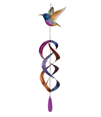 Regal Art & Gift Hanging Wind Spinner - Purple Coronet