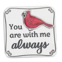 Cardinal is a Visitor from Heaven Charm