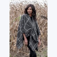 Windowpane Poncho