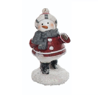 Snowman Figures in Hats