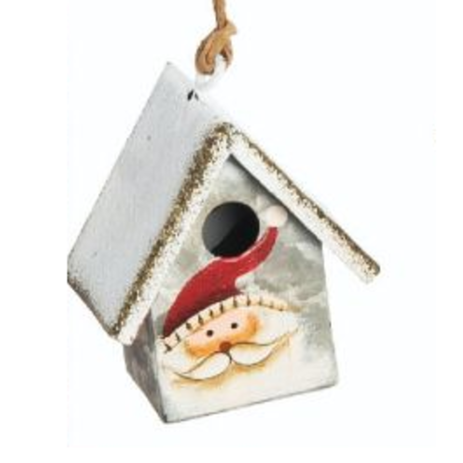 Metal Birdhouse Ornaments