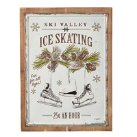 Ski Valley Wall Art 20.25"