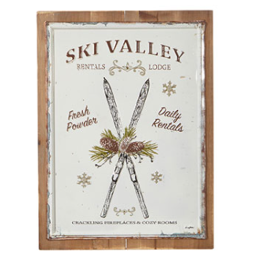 Ski Valley Wall Art 20.25"