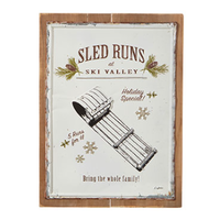 Ski Valley Wall Art 20.25"