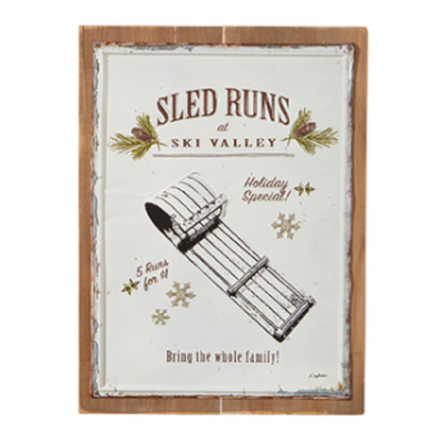 Ski Valley Wall Art 20.25"
