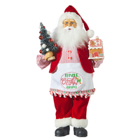 Kringle Candy Co Santa with Apron 18"