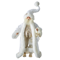 Glistening White Santa 22.5"