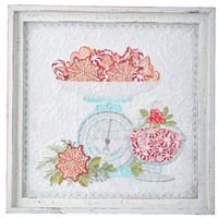 Peppermint Parlor Wall Art 14"