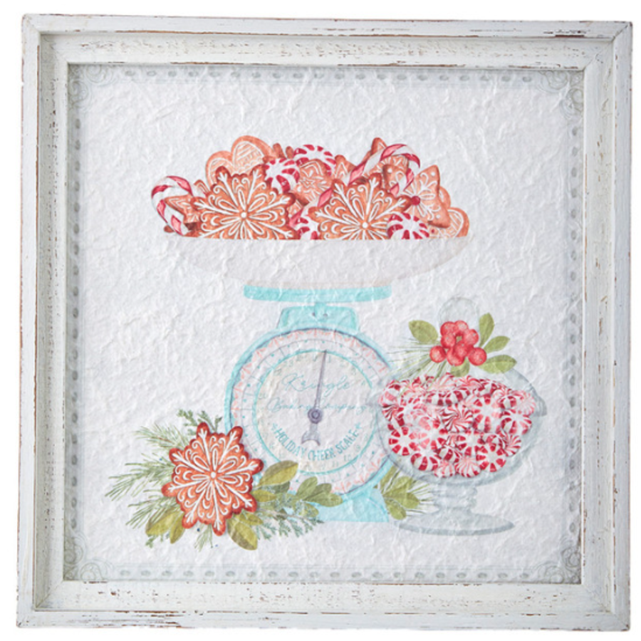 Peppermint Parlor Wall Art 14"