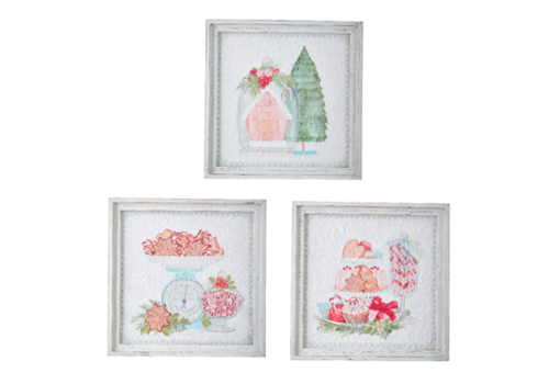  Peppermint Parlor Wall Art 14" 