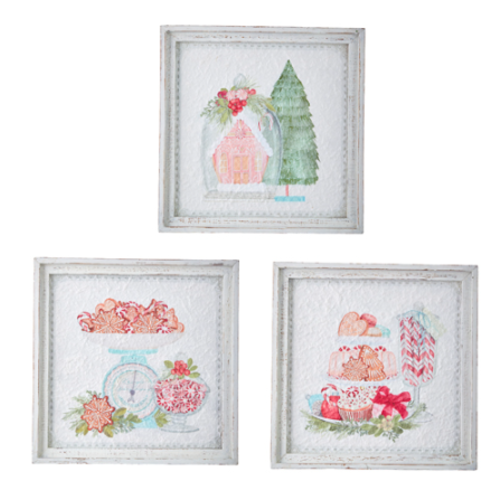  Peppermint Parlor Wall Art 14" 