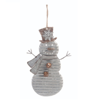 Metal Snowman Ornament